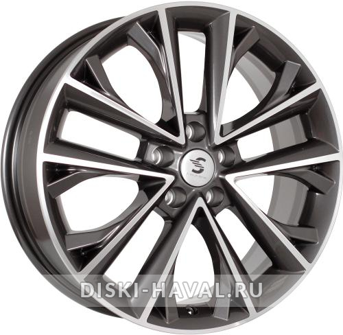 Диск СКАД КР012 серый с полировкой