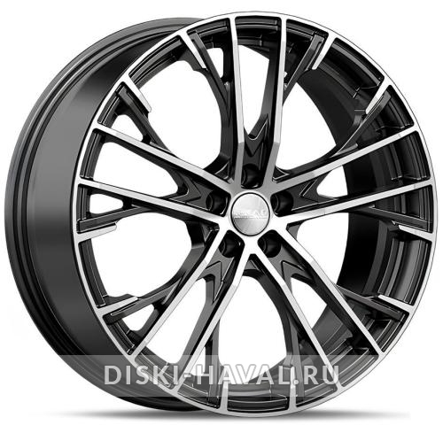 Диск СКАД Ларго черный с полировкой