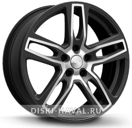 Диск СКАД Женева черный с полировкой