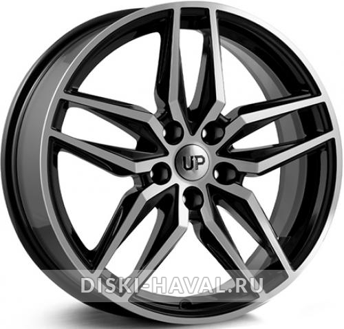 Диск Wheels UP Up112 черный с полировкой