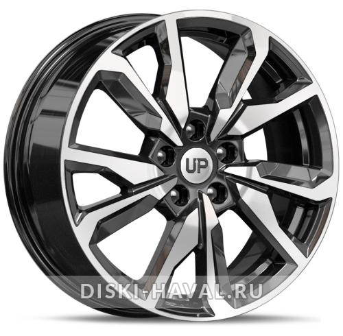 Диск Wheels UP Up114 черный с полировкой