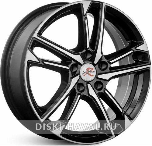 Диск X-trikeRST R197 черный с полировкой