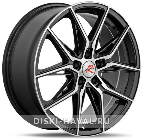 Диск X-trikeRST R218 черный с полировкой